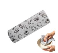 Rouleau de chiffon nettoyant en microfibre, Chiffons Et Torchons Absorbants, Chiffon nettoyant en microfibre à déchirer, Pour Usage Domestique: Maison, Ménage, Détaillage Automobile, Atelier, Garage,