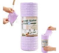 Rouleau de chiffons de nettoyage - 20 feuilles de chiffons absorbants et | 20 feuilles - Très absorbantes - Sans rayures - Matériau épais - Chiffons réutilisables - Surface non pelucheuse - Nettoyage