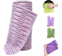 Rouleau de chiffons de nettoyage en microfibre pelucheuse prédécoupés | Moisture Care,Lifts Sagging Skin And Boosts Skin Glow,for Bums Thighs Underarms