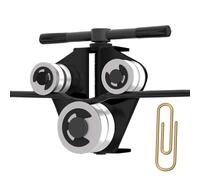 Rouleau de Cintrage de Tuyaux - Redresseur de Tubes 1/4" & 3/16" | Outil de Cintrage en Fer | Pour Bricolage, Plomberie, Électricité, Construction & Atelier