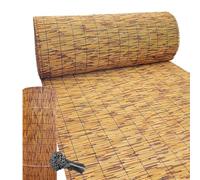 Rouleau de clôture de jardin en bambou de 1,2 x 12,2 m - Brise-vue décoratif avec attaches de câbles - Idéal pour les terrasses, balcons et arrière-cours - Options de hauteur de 0,6 m à 1,8 m