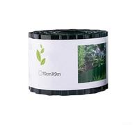 Rouleau de clôture de jardin en plastique résistant aux intempéries de 9 m, fabriqué à partir de PET pour une utilisation durable, adapté pour définir des bordures de pelouse et des espaces de jardin
