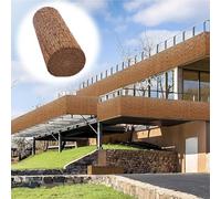 Rouleau de clôture décoratif en bambou - Séparateur de clôture de jardin - 60 x 200 cm - Pare-soleil extérieur - Paravent de terrasse - Bouclier de jardin élégant
