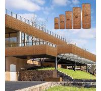 Rouleau de clôture décorative de jardin de 1,8 m x 5 m - Clôture en bambou naturel - Brise-vue pour balcon, extérieur, galerie, restaurant (0,91 x 4 m)