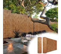 Rouleau de clôture en bambou 100 x 50 cm - Barrière décorative en bambou pour balcon, terrasse et jardin - Solution écologique pour clôture de jardin