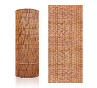 Rouleau de clôture en bambou naturel, 50-170 cm, parasol respirant, parfait pour les terrasses et les jardins, décoration de jardin durable, écologique, résistant aux UV