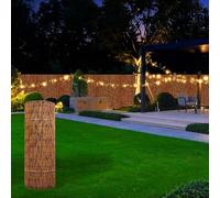 Rouleau de clôture en bambou naturel - pour balcon, piscine et arrière-cour - Clôture de détermination facile à installer 0,9 x 3 m, 1,8 x 15,2 m, 1,7 x 12,2 m, 1,2 x 5 m, 1,5 x 7,9 m, 1,4 x 6,1 m