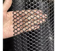 Rouleau de clôture en maille plastique noire, trous 3 pouces, 5/10/15/20/25/30/50 m, jardin extra longue, balcon flexible, intimité(0.8x15m(2.6x49ft))