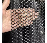 Rouleau de clôture en maille plastique noire, trous de 3 pouces, 5/10/15/20/25/30/50 m, maille de jardin extra longue, balcon flexible, intimité(1.2x15m(3.9x49ft))