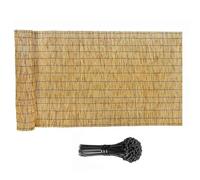 Rouleau De Clôture en Roseau,Canisse en Roseau Naturel 1.5x5m 2x5m 1m20x5m 1m50x3m 1m80x15m 1x10m 0.3x9m 0.6x13m 0.8x7m,Canisse Bambou,Brise Vue Jardin en Bambou pour Terrasse