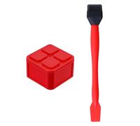 Rouleau De Colle À Bois - Applicateur De Colle À Bois 6,4 X 6,4 X 4,6 Cm | Brosse À ColleÀ BoisEn Silicone | Ensemble De Pinceaux Applicateurs En Silicone Pour Menuiserie, Pour La Réparation De La M