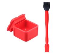 Rouleau de colle à bois, kit applicateur en silicone, ensemble de menuiserie portable avec récipient pour une répartition précise de l'adhésif, outil de brosse robuste pour la fabrication de meubles,