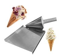 Rouleau de cône à gaufres - Moule anti-adhésif en acier inoxydable pour crème glacée, parfait pour la maison et les boulangeries