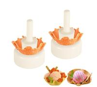 Rouleau de cône de gaufre, 2 pièces moule de cône de gaufre croustillant Kit de roulage de crème glacée bol de gaufres en forme de panier moule de cônes fabricant de crème glacée