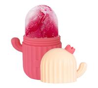 Rouleau de contour de visage de glace en silicone | Rouleau de glace en forme de cactus en forme de cactus, cube de refroidissement pour le visage, rouleau de massage efficace pour accessoires