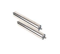 Rouleau de convoyeur en acier inoxydable - 2,5 cm/3,3 cm/3,8 cm de diamètre pour logistique industrielle et entrepôt - Longueur réglable 100-1000 mm, durable et résistant à la corrosion