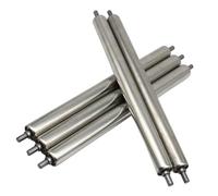 Rouleau de convoyeur en acier inoxydable de 25 mm de diamètre et 900 mm de longueur, idéal pour emballer des entrepôts, des camions, des remorques, des accessoires de convoyeur robustes