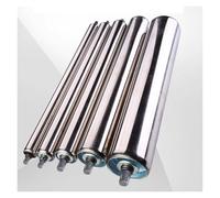 Rouleau de convoyeur en acier inoxydable de 6,1 à 2,5 cm de diamètre, 20,3 à 101,6 cm de long, tube de rechange par gravité pour travail du bois industriel et résistant à la corrosion (38 mm, 300 mm)