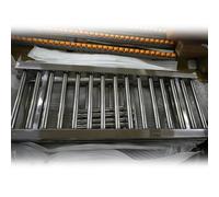 Rouleau de convoyeur portable en acier inoxydable - 61 cm de large x 4 m de long pour une utilisation en entrepôt, industriel et logistique