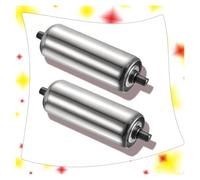 Rouleau de convoyeur, Rouleau à gravité en tube d'acier galvanisé, for les entrepôts d'usines de menuiserie, paquet 2(Dia 50mm(2"),L950mm(37.4))