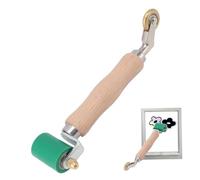 Rouleau de couture de 1, 57 pouce, rouleau toiture en silicone résistant à la chaleur - avec un penny détail 0, 24 pouce - outil lissage du papier peint pour le soudage PVC/TPO/EPDM
