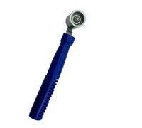 Rouleau de couture en acier inoxydable de 33 mm avec poignée ergonomique antidérapante - Outil de lissage à pression plate pour vinyle, film, isolation acoustique automobile