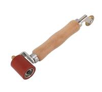 Rouleau de couture en silicone | Roue de presse en laiton haute température pour le soudage de membranes/bâches bloquant l'eau en PVC | Rouleau presseur portatif avec manche en