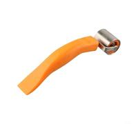 Rouleau de couture ergonomique avec rouleau en acier inoxydable de 33 mm pour bords de papier peint, outil à pression plat pour lisser le vinyle, le film, l'insonorisation automobile et les coussinets