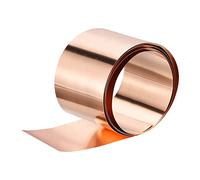 Rouleau de cuivre, solin en pur à 99,95%, épaisseur 0,5 mm, calibre 24, tôle 3 m x,1 cm for les projets bricolage des entrepreneurs(3500mm x 200mm x 0.5mm)