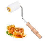 Rouleau de Décapsulage de Miel, Extracteur de Miel Désoperculation Aiguille Rouleau Abeille Peignes de Miel Extraction Apiculture Outil D'équipement D'apiculteur