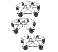 Rouleau de, déménageur de Support à - Pot de Fleurs en métal 3 x Fer Muality, Ce Rouleau de Offre Un Resilover 6 inégalé, Tabouret de Plantation pour et Jardin