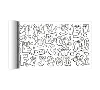 Rouleau de dessin pour | Papier de remplissage coloré de peinture murale adhésive de 300 x 30 cm - Activité artistique créative, fournitures d'art pour garçons et filles