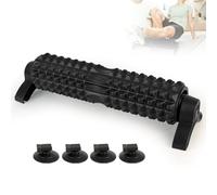 Rouleau de fascia avec texture 3D - 53 cm - Avec support - Pour dos et jambes - Dureté moyenne - Pour étirement du corps, récupération, entraînement et tissus profonds