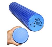 Rouleau de fascias moyen pour les secousses de la colonne vertébrale - Redresseur de dos Ø 9,5 cm x 43 cm (bleu océan), yoga Pilates et fascias Roller pour traitement des points de déclenchement