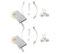 Rouleau de fenêtre coulissante Push Pull, roues métalliques, 2 jeux de roues à billes en acier inoxydable, avec noyau en cuivre imperméable supérieur (Nockenrad)