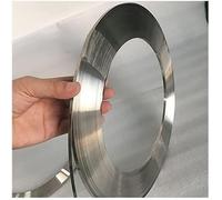 Rouleau de feuillard en acier inoxydable 301 - 0,1 à 0,5 mm d'épaisseur, 5/10/20 mm de largeur, 5 m de longueur for le soudage et la réparation de machines(0.4mm x 10mm x 5 M)