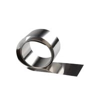 Rouleau de feuille d'acier inoxydable 304, Bande métallique argentée de 1 mètre, bande étroite en acier inoxydable for l'artisanat(0.4MMx30MM)