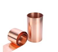 Rouleau de feuille de cuivre rouge blindé T2, épaisseur: 0,02mm à 0,8mm, 1mètre pour Artisanat, Réparations Electriques(Thick 0.6mm,1M_70MM)