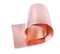 Rouleau de feuille de cuivre T2 (1 m x 0,3 m) - Conductivité électrique et thermique exceptionnelle(0.2mm)