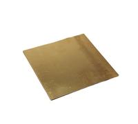 Rouleau de feuille de laiton haute pureté - Feuille d'or de 0,05 à 1 m for estampage et personnalisation de précision(4X200X200MM)