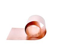 Rouleau de feuille métallique, Rouleau de feuille cuivre, 1 pièce, épaisseur: 0,01/0,02/0,03/0,04/0,05/0,08/0,1/0,2/0,3/0,5/1mm x 100mm 1000mm(0.1x100x1000)