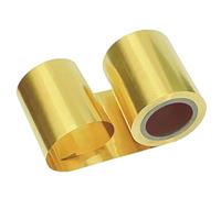 Rouleau de feuilles minces，Tôle de métal， Épaisseur de feuille de laiton 0,4 mm, for l'artisanat, les réparations électriques et l'industrie