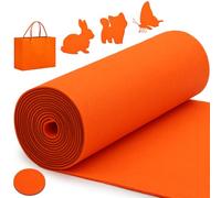 Rouleau de Feutre Votoko, 30 cm x 300 cm x 3 mm, Tissu en Feutre de Polyester, Uni, Orange Jaune, Pour Projets DIY, Sacs, Décorations, Lavage à la Main