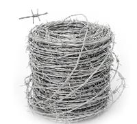 Rouleau de fil barbelé à 4 points pour clôture de jardin, dissuasion des bestioles, fermes, mangeoires à oiseaux, travaux manuels