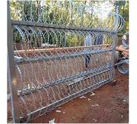 Rouleau de fil barbelé de 60 m pour clôtures de sécurité - Grillage métallique durable pour jardin, agriculture et élevage - Solution efficace de protection et de sécurité contre les intrusions