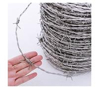 Rouleau de Fil barbelé Haute résistance : Solution de clôture de sécurité renforcée pour la Protection de Votre Maison. Barrière de sécurité Durable, réutilisable et résistante aux intempéri