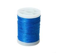Rouleau de fil de service pour corde d'arc avec bobine de cordon en nylon 400D et épaisseur de 0 05,1 cm pour la protection des cordes d'arc et diverses applications (bleu)