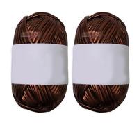 Rouleau de fil métallique 100 g/rouleau de tissu à tricoter pour tricot, crochet, panier, sacs, décoration d'intérieur, 87,48 m