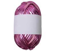 Rouleau de fil métallique en polyester pour sac à crochet, 40 m, noir