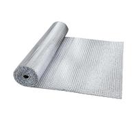 Rouleau de film d'isolation thermique réfléchissant - Film de barrière réfléchissante double face - Rouleau isolant réfléchissant double face | Pour les toits des camping-cars, camions, véhicules à